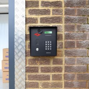 Pin-code panel for secure access - Cinch Self Storage
