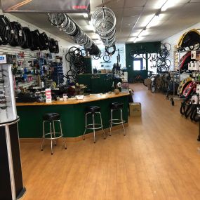 Inside Outdoor Motion Bike Shop