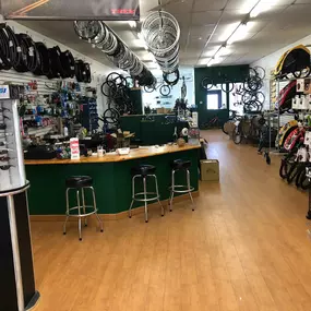 Inside Outdoor Motion Bike Shop