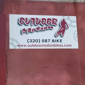 Outdoor Motion Bike Shop, downtown Hutchinson, MN