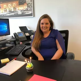 Team member Taylor's Birthday Celebration