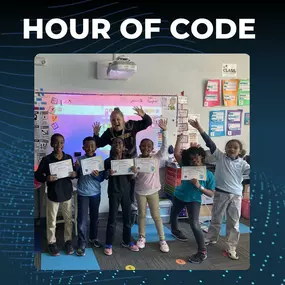 Congratulations to our top coders in Elementary School!
Together, these kiddos completed over 100+ hours of code on code.org in December!

Arryn Lofton
Madison Cherry
Riley Robinson
Phoenix Molitas
Essey Chisolm
Asa Carter
Amir Jamison

We also celebrCongratulations to our top coders in Elementary School!
Together these kiddos completed more than 100+ hours of code on code.org in December!

Arryn Lofton
Madison Cherry
Riley Robinson
Phoenix Molitas
Essey Chisolm
Asa Carter
Amir Jamison

We also 