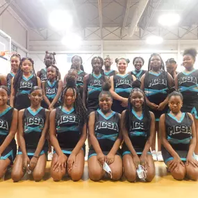 At Mallard Creek STEM Academy, we hosted our very first Cheer Exhibition. As we continue to shape our athletic department identity, this event was everything we want our events to be.  For more information about our Athletic Department, please visit https://www.mcstemacademy.org/athletics/
