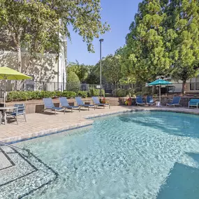 camden reunion park apartments apex nc second pool with ample seating