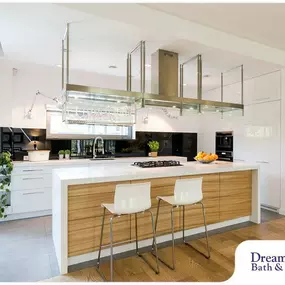 We can create a beautiful Scandinavian  look in your kitchen! The white and natural color combination is coming up in fashion.
