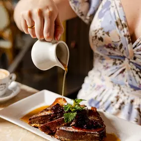 Brioche French Toast with Vermont maple syrup