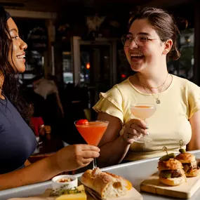Happy Hour drinks at the bar