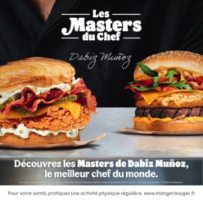 Burger du chef Munoz, meilleur chef du monde