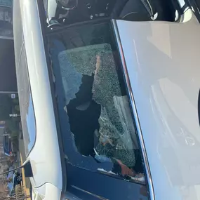 Mini Cooper Side Window Broken