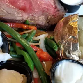 Prime Rib Dinner: Served Fri, Sat, Sun.