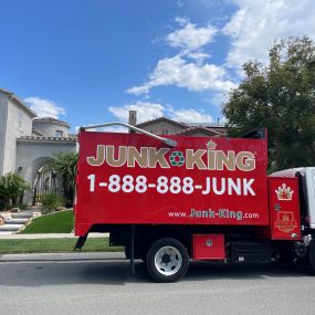 One of our Junk King trucks heading to the next junk removal project in Bonita.