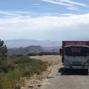 Taking in the views from our Mt Laguna junk removal job.