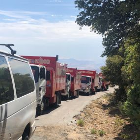 Multi-truck job in Mt Laguna. There is no job too big or too small for Junk King.