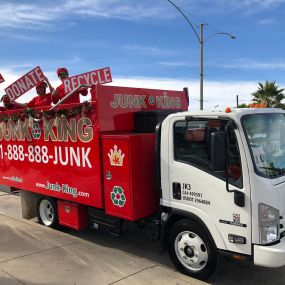 Junk King San Diego at the Mother Goose parade in El Cajon. Our junk removal service will recycle up to 65% of every junk pick up. Our team works hard to make sure your junk pick up is fast, safe and efficient.