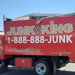 Junk King San Diego completing a commercial trash removal job. We can remove anything from commercial debris to residential clean outs. We haul mattresses, old furniture, appliances and much more.