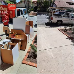 A Mira Mesa customer needed old furniture removed from their property and called Junk King San Diego! We were able to perform a quick and easy curbside junk removal.