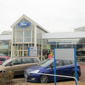 Exterior view of the Ford Milton Keynes dealership