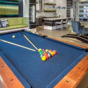 Resident lounge with billiards