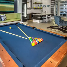 Resident lounge with billiards