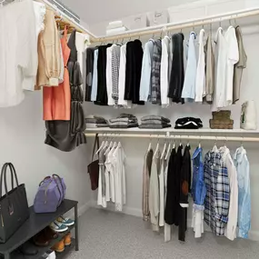 Large walk in closet