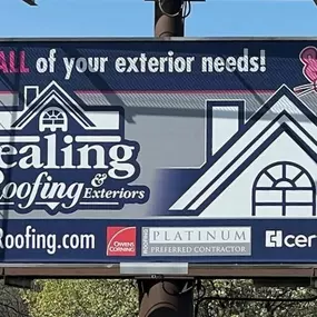 Bealing Roofing Billboard