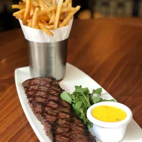 Steak Frites at Sarabeth's for Dinner