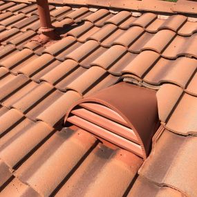 Example of a tile roof job by Hahn Roofing, Sedona AZ