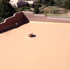Example of a flat roof job by Hahn Roofing, Sedona AZ