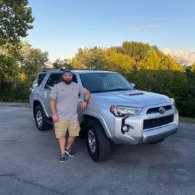 ????our friend Joe got hooked up with this sweet Toyota 4Runner Off-Road! We know Joe will have many ADVENTURES far from pavement in his new 4Runner!! Welcome to the Rocky Top Family, thank you????