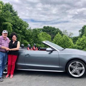 ???? Congratulations to these two love birds Georgianna and Jimmy James Bolinger on their purchase of this beautiful 2012 Audi S-5! These two folks are the salt of the earth! We enjoyed every moment we got to share with them! Nothing but laughter and love! Thanks again for your business and we hope you enjoy your new convertible as much as we did! ????  #homesweethomedeal