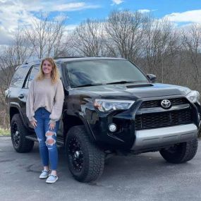 In the market for outdoor adventure? ???? Emma found her Toyota 4Runner Trail Edition right here at Rocky Top Motors! Thank you Emma, enjoy your next adventure and welcome to the Rocky Top family!! As always, Nobody Tops A Rocky Top Deal!!