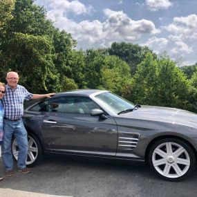 ???? Congratulations to our friend and newest member of the Rocky Top family Kenneth Roberts! Thank you for making the trip all the way from Prospect Kentucky to purchase this clean, one owner, low mileage, super rare, Chrysler Crossfire! American styling meets european muscle! What a sweet ride! We specialize in unique, hard to find automobiles at prices people can afford! Come find out why #nobodytopsarockytopdeal ! ????