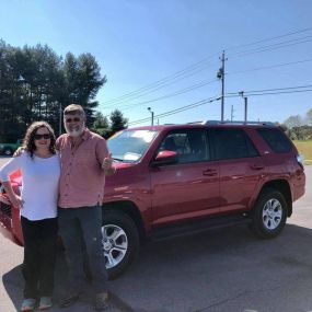 ???? Congratulations to the Cathey clan on the purchase of their sweet 2016 Toyota 4runner! Thank you for making the trip from Waynesville North Carolina to get your #homesweethomedeal! ????