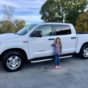 ???? Big thumps up from the Shew family on the purchase of their super sweet, super white TRD off road Tundra! Thanks for your business! Enjoy your new ride friends! ????