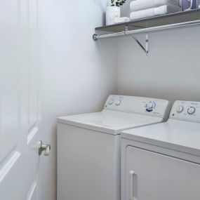 Full-size washer and dryer