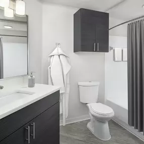 Bathroom with large bathtub at Camden Lee Vista apartments in Orlando, FL