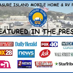 See how major news sites wrote about Treasure Island Mobile Home & RV Park offering high speed internet to its residents.