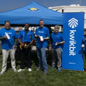 How fast is Kwikbit at Treasure Island Mobile Home & RV Park? Kwikbit services plans start at 50 Mbps (up to 50 Mbps download and up to 50 Mbps upload speeds). This Kwikbit starter plan offers 5X the upload of speed of typical cable broadband “gigabit” plans.