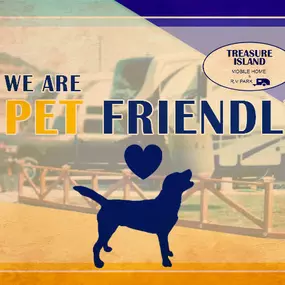 We pride ourselves on being a pet friendly RV park, featuring a dog park area with doggie bag stations. We invite you, your family, and your pets to keep your RV or Mobile Home at Treasure Island Mobile Home & RV Park and spend your days visiting such landmarks as Golden Gate Park; the Pacific Coast; the San Francisco Bay and so much more!