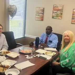 We had a great time celebrating our extremely positive ray of sunshine in the office, Maureen! Happy 1 year anniversary!