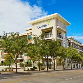 Building exterior showing private balconies