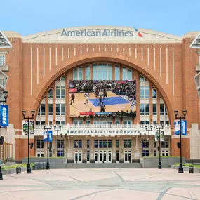 American airlines center alongside community