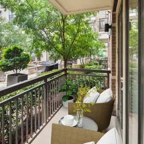 Patio views of community courtyards