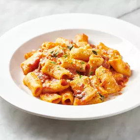 RIGATONI POMODORO - san marzano marinara, basil & parmesan