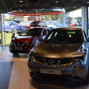 Inside the Nissan Mansfield dealership