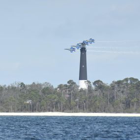 Blue Angels and dolphin cruise from Jolly Sailing on Pensacola Beach!