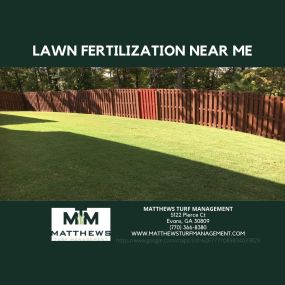 lawn fertilization near me augusta ga