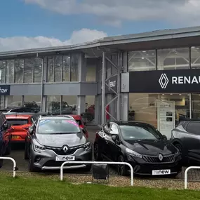 Evans Halshaw Nissan Sunderland Dealership Exterior Forecourt