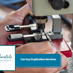 Car Key Duplication Services