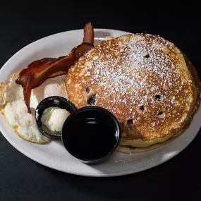 Chocolate Chip Pancake Combo